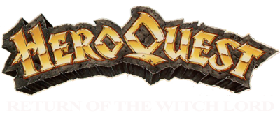 Hero Quest Return of the Witch Lord logo for ZX Spectrum